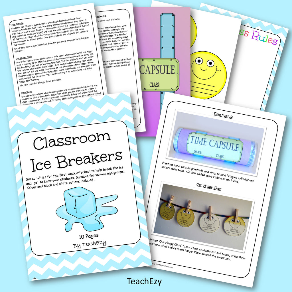 6 Classroom Ice-breakers to Start the Year – TeachEzy