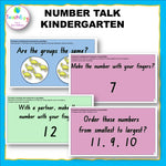 Number Talk PowerPoint slideshow for Kindergarten NSW Australia